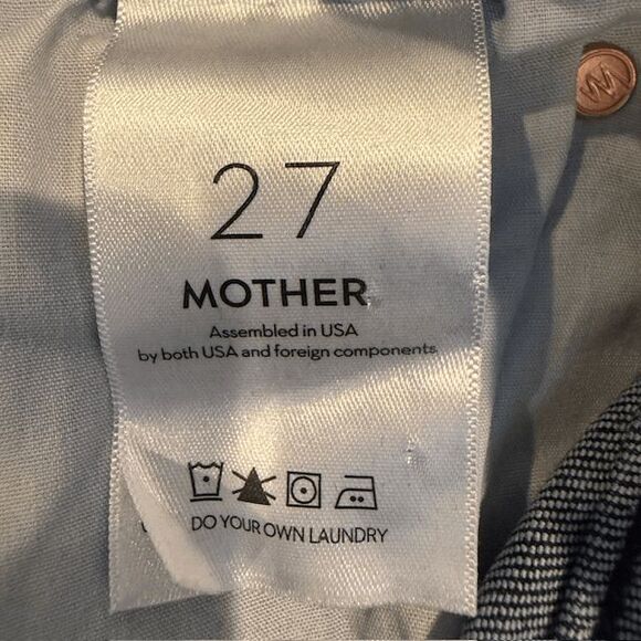 NWT Mother Jeans The High Waisted Runaway in Mint Condition Wash Flare Size 27 - Picture 8 of 16